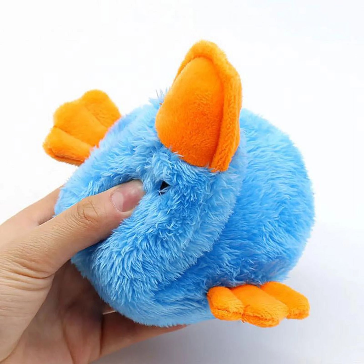 Dog Plush Squeak Toys Stuffed Puppy Chew Toy Pet Supplies Duck-Shape Toy