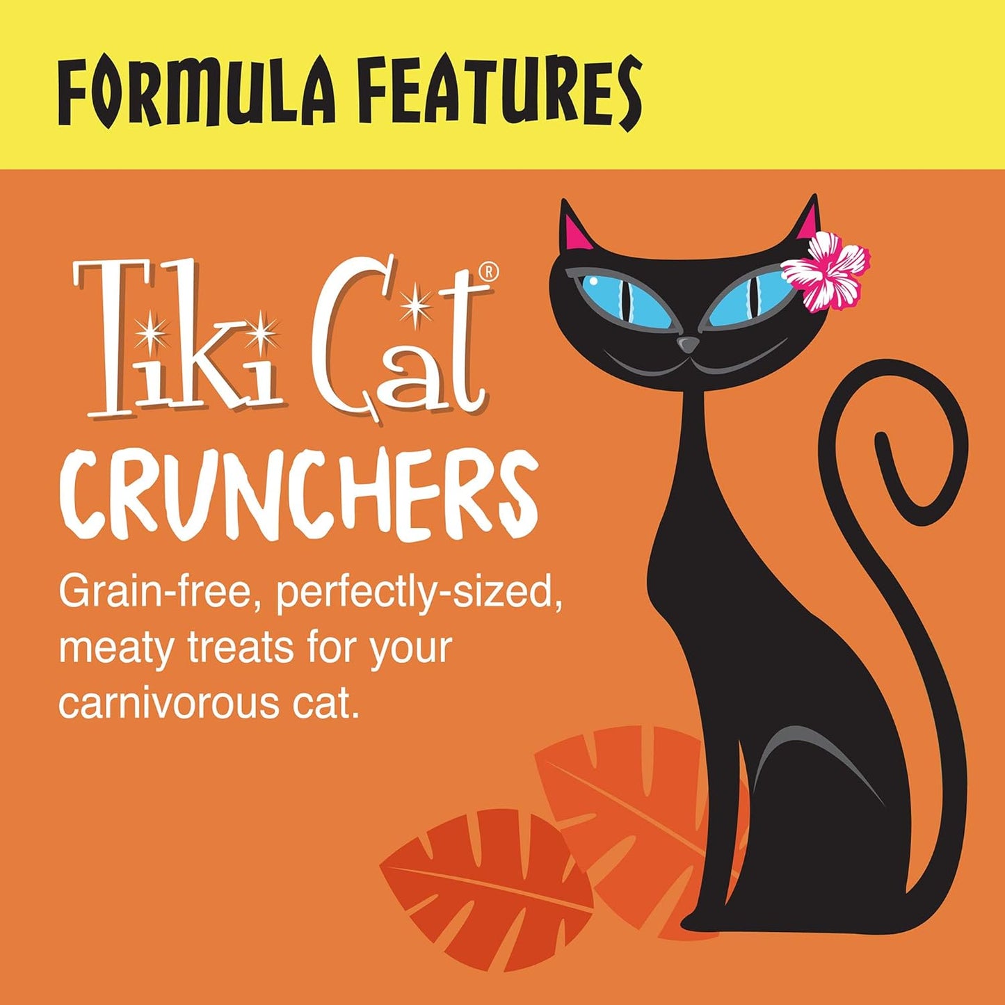 Crunchers Meat-First Treats for Cats (1-Pack of 2Oz. Pouches)