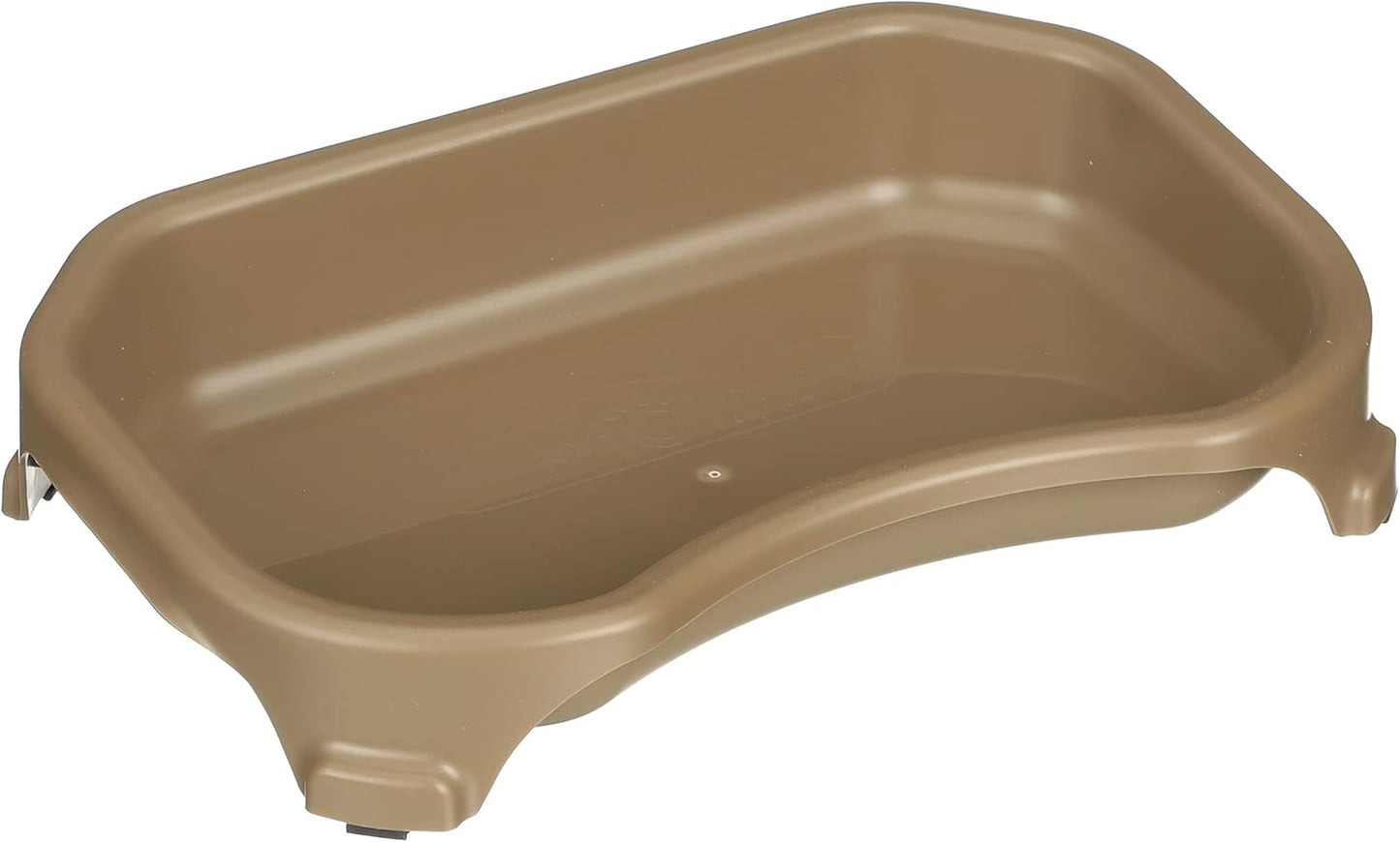 Big Bowl - Extra Large Bowl for Cats or Small Dogs - Large Surface Area (6 Cups Capacity, Champagne)