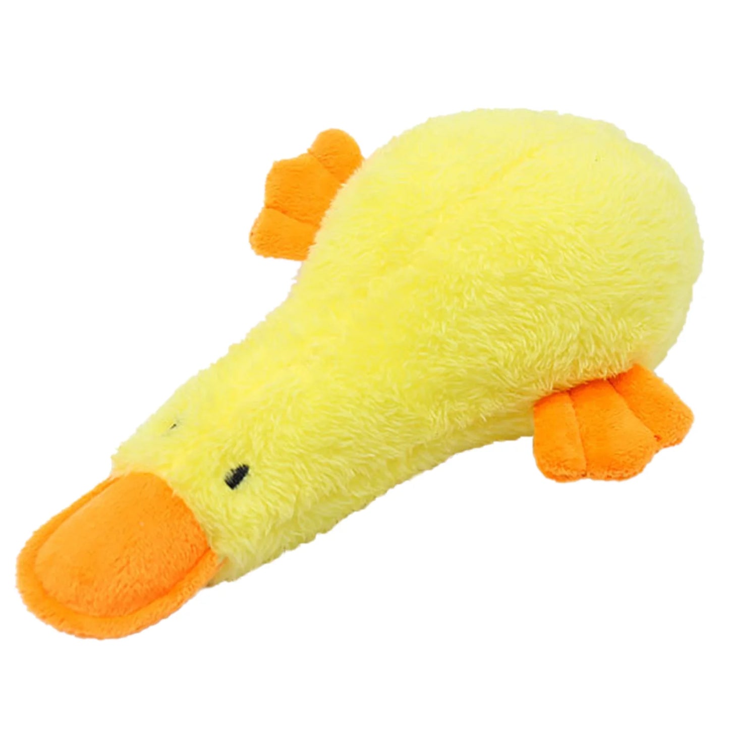 Dog Plush Squeak Toys Stuffed Puppy Chew Toy Pet Supplies Duck-Shape Toy