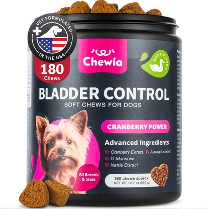 Dog UTI Treatment Dog Cranberry Supplement for Bladder Kidney Health Urinary