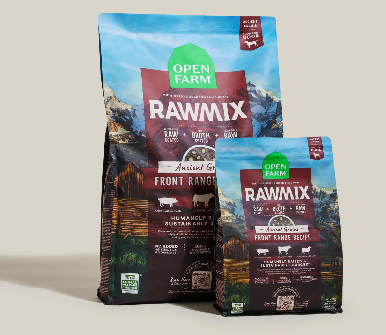 Rawmix Front Range Grain-Free Dog Kibble