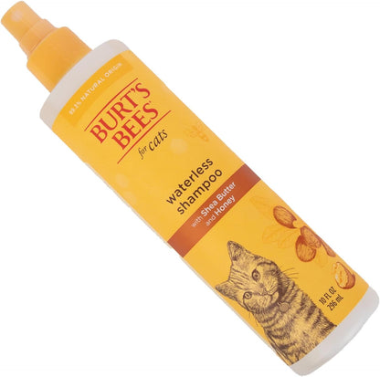 Waterless Cat Grooming Spray with Shea Butter and Honey, 2Pk, 99.3% Natural Origin Formulas, Cat Grooming Spray, Cat Spray for Grooming, Cat Grooming Supplies, 2Pk, 10Oz