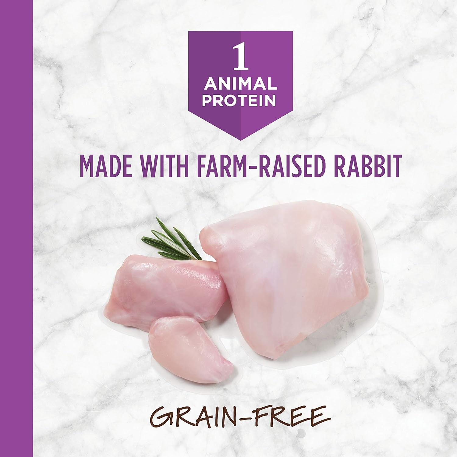 Limited Ingredient Diet, Natural Dry Cat Food, Grain Free Recipe - Real Rabbit, 10 Lb. Bag