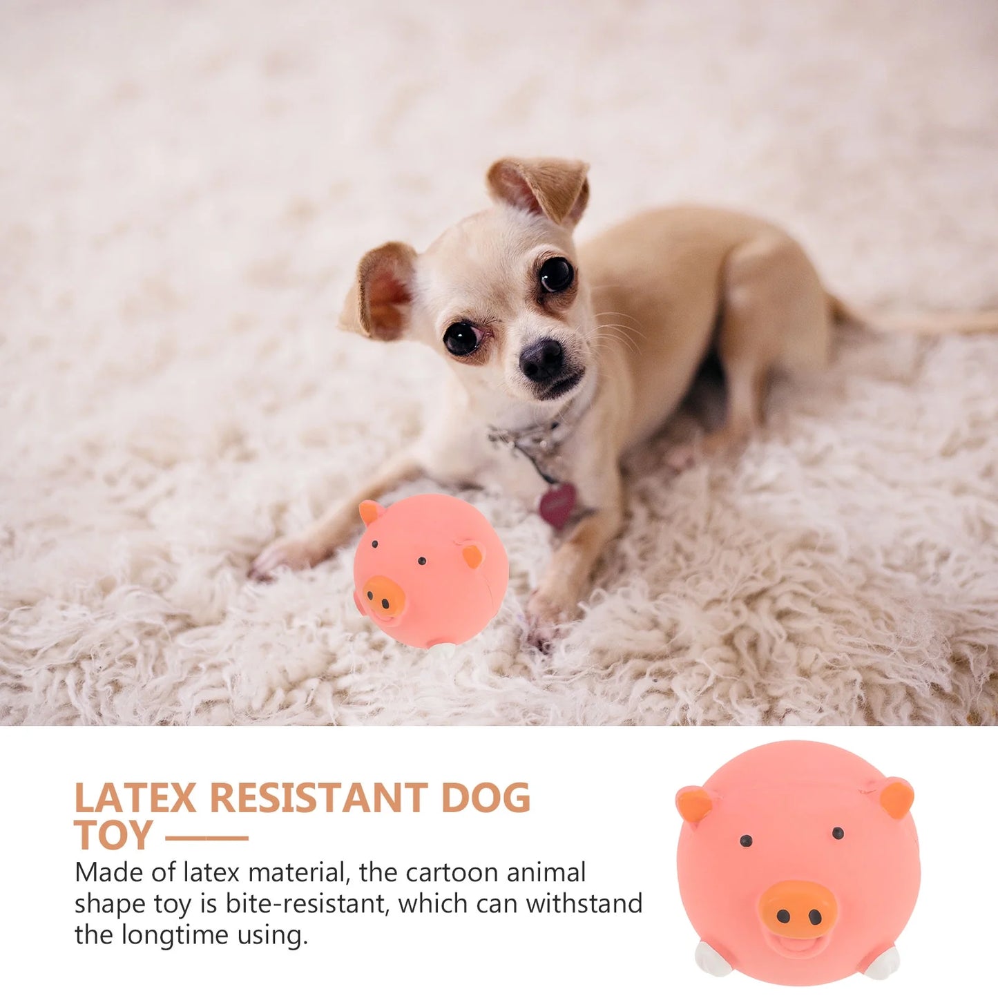 4 Pcs Dog Talking Toy Small Dog Toys Dog Squeaky Toys Interactive Dog Toy Dog Toy Squeakers Dog Toys for Puppies