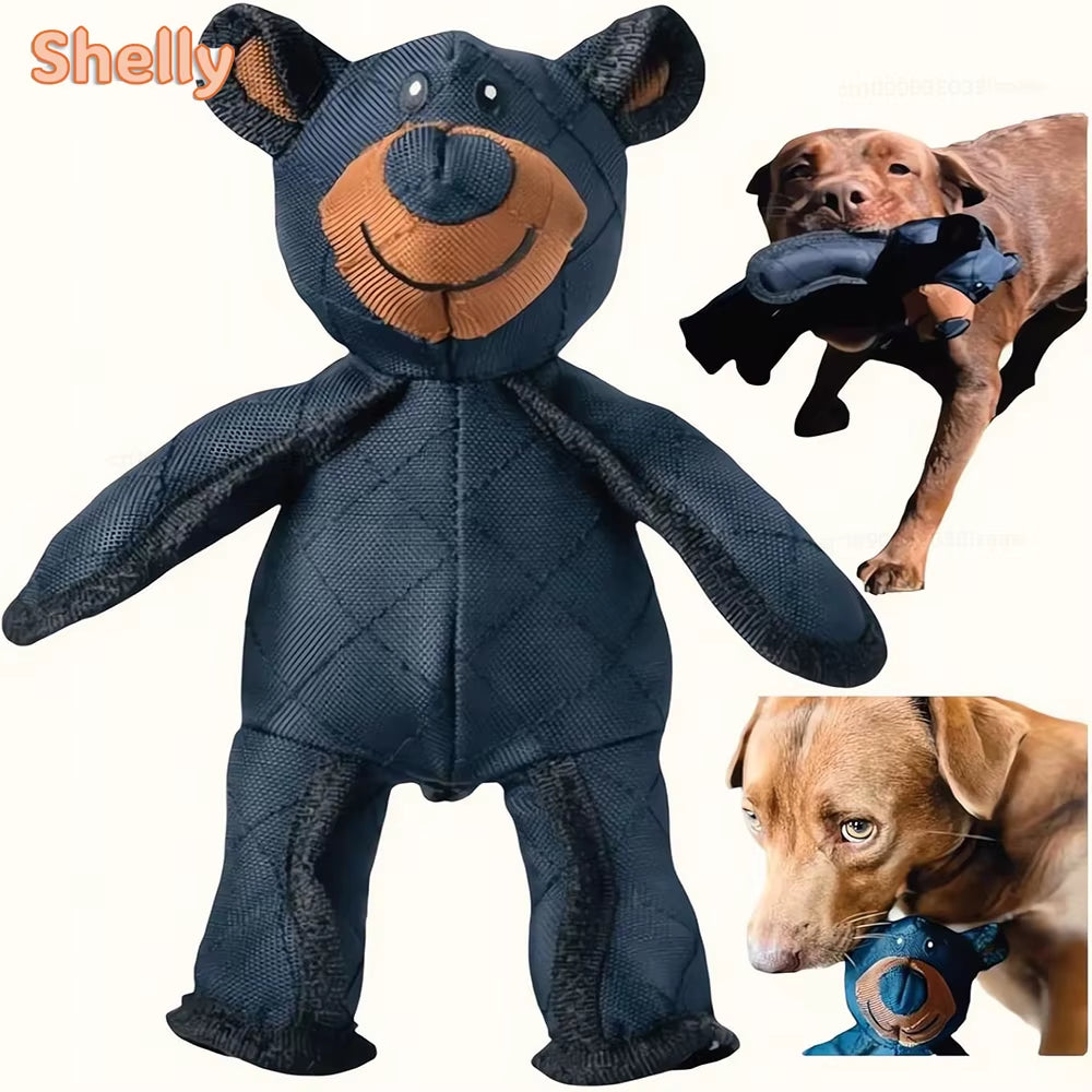 Pet Teddy Bear Sound Making Dog Toy Chew Toy Squeaky Interactive Plush Bear Toy for Dog Indestructible Dog Toys Pets Supplies