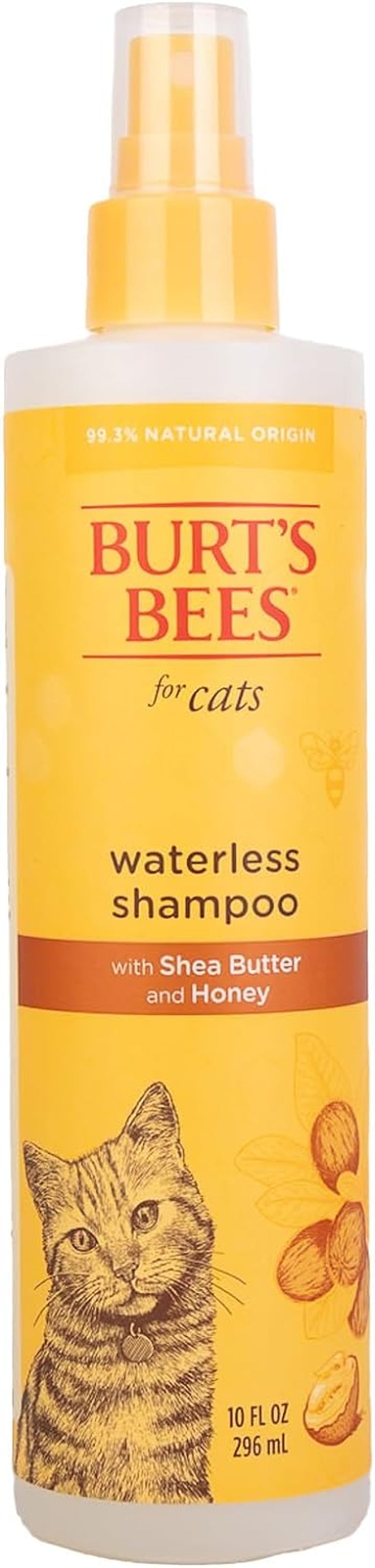 Waterless Cat Grooming Spray with Shea Butter and Honey, 2Pk, 99.3% Natural Origin Formulas, Cat Grooming Spray, Cat Spray for Grooming, Cat Grooming Supplies, 2Pk, 10Oz