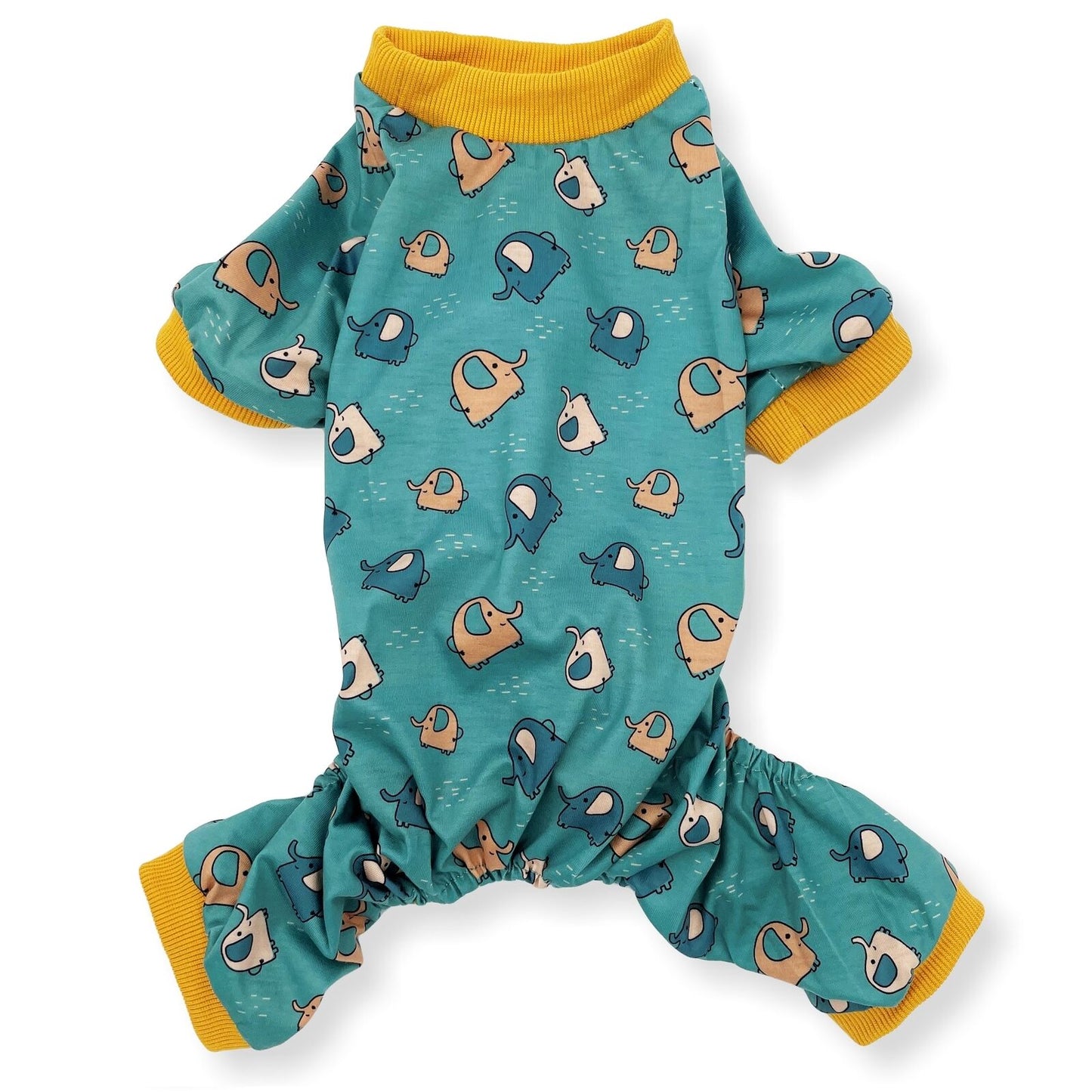 COTTON Blend Dog Pajamas Jumpsuit Soft Cute Pet Clothes Small Medium Pet XXS - L