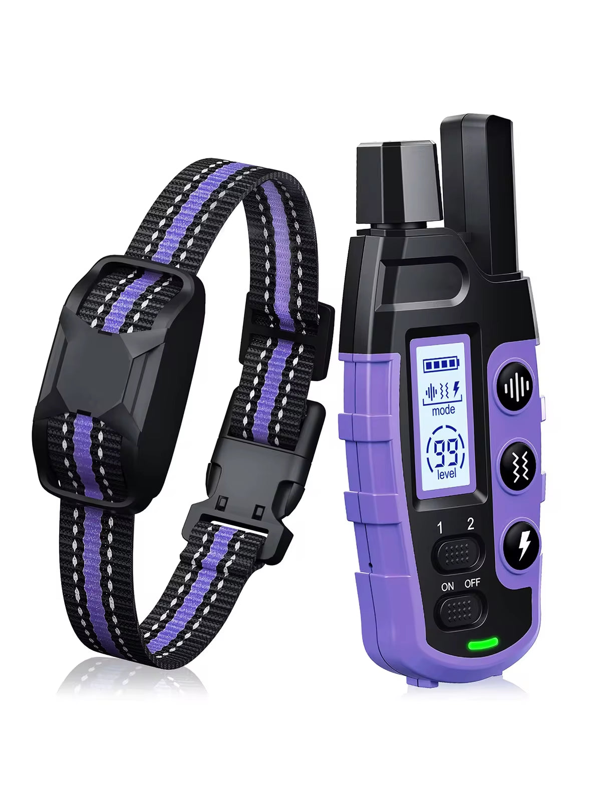 3300Ft Electric Dog Training Collar Remote Control Waterproof Pet Behaviorfor 5-120Lbs Puppy with Shock Vibration