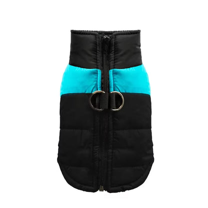 Waterproof Warm Dog Clothes Pet Coat Winter Vest Padded Zipper Jacket Dog Clothing for Small Medium Big Dogs Outfit