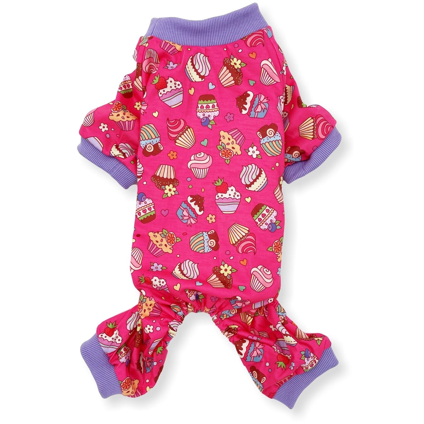 COTTON Blend Dog Pajamas Jumpsuit Soft Cute Pet Clothes Small Medium Pet XXS - L