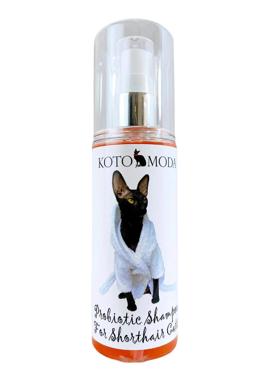 Probiotic Shampoo for Shorthair Cats 120 Ml with Foam Pump Cornish Rex Devon Rex