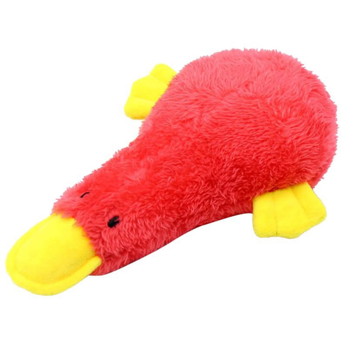 Dog Plush Squeak Toys Stuffed Puppy Chew Toy Pet Supplies Duck-Shape Toy