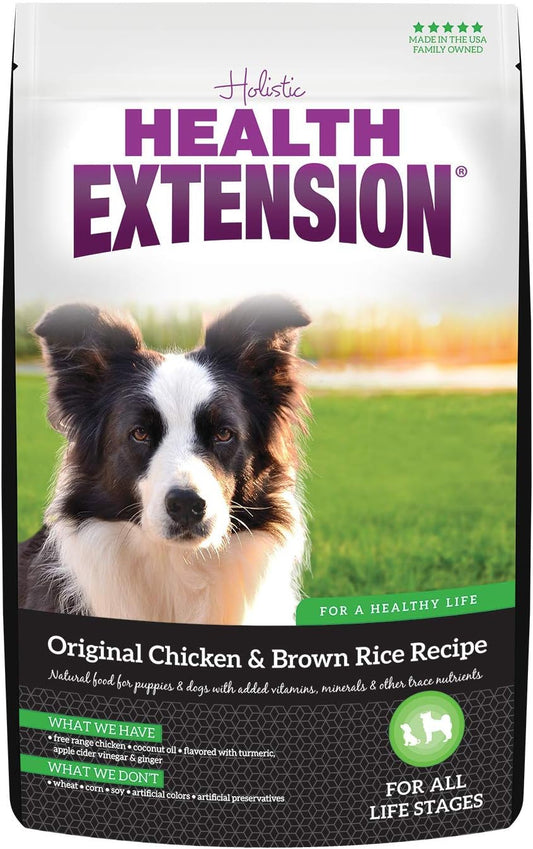 Original Chicken & Brown Rice Dry Dog Food (4 Lb / 1.81 Kg) - Protein-Packed Formula with Probiotics, Omega 3 for Holistic Health in Dogs of All Life Stages ​