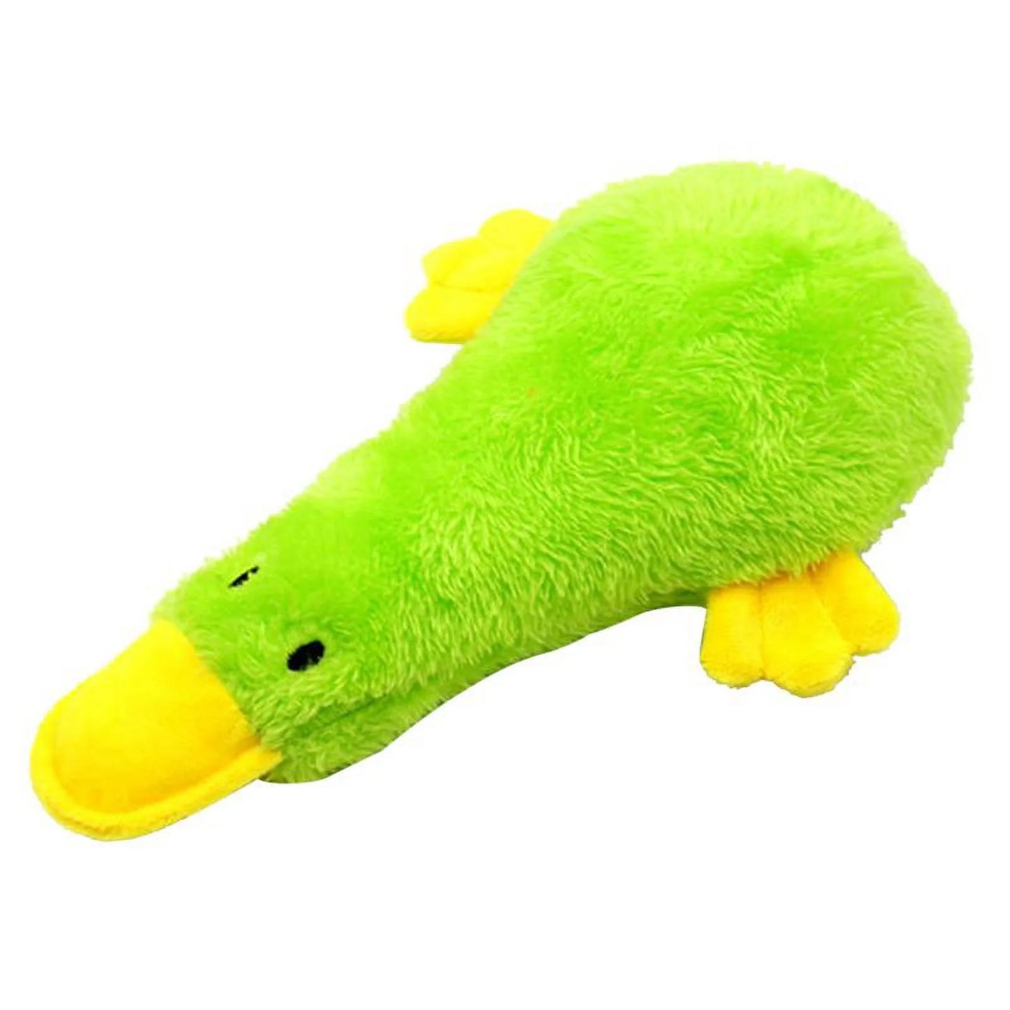 Dog Plush Squeak Toys Stuffed Puppy Chew Toy Pet Supplies Duck-Shape Toy