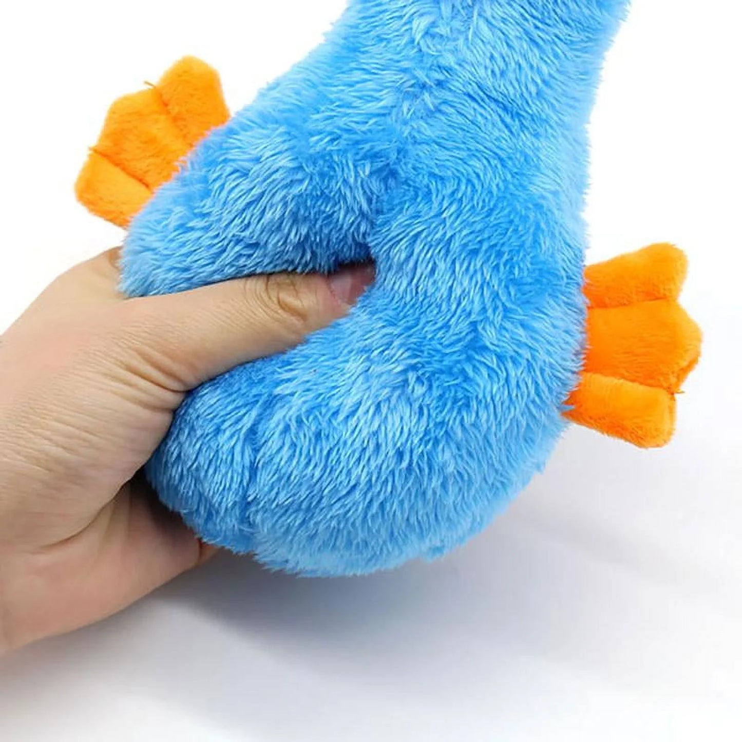 Dog Plush Squeak Toys Stuffed Puppy Chew Toy Pet Supplies Duck-Shape Toy